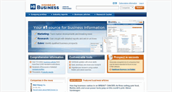 Desktop Screenshot of business.highbeam.com