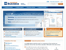 Tablet Screenshot of business.highbeam.com